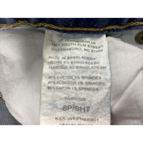 Wrangler Aura‎ Jeans Womens Size 8P Short Rise Medium Wash Denim - Picture 4 of 10